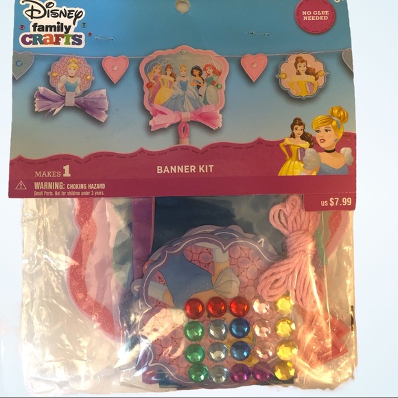 NWT Disney Family Crafts Kits Disney Princess Art and Crafts Birthday - Picture 4 of 9